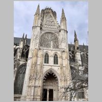 Rouen, Saint-Ouen, Le portail des Marmousets, photo Bert in England, Wikipedia.jpg